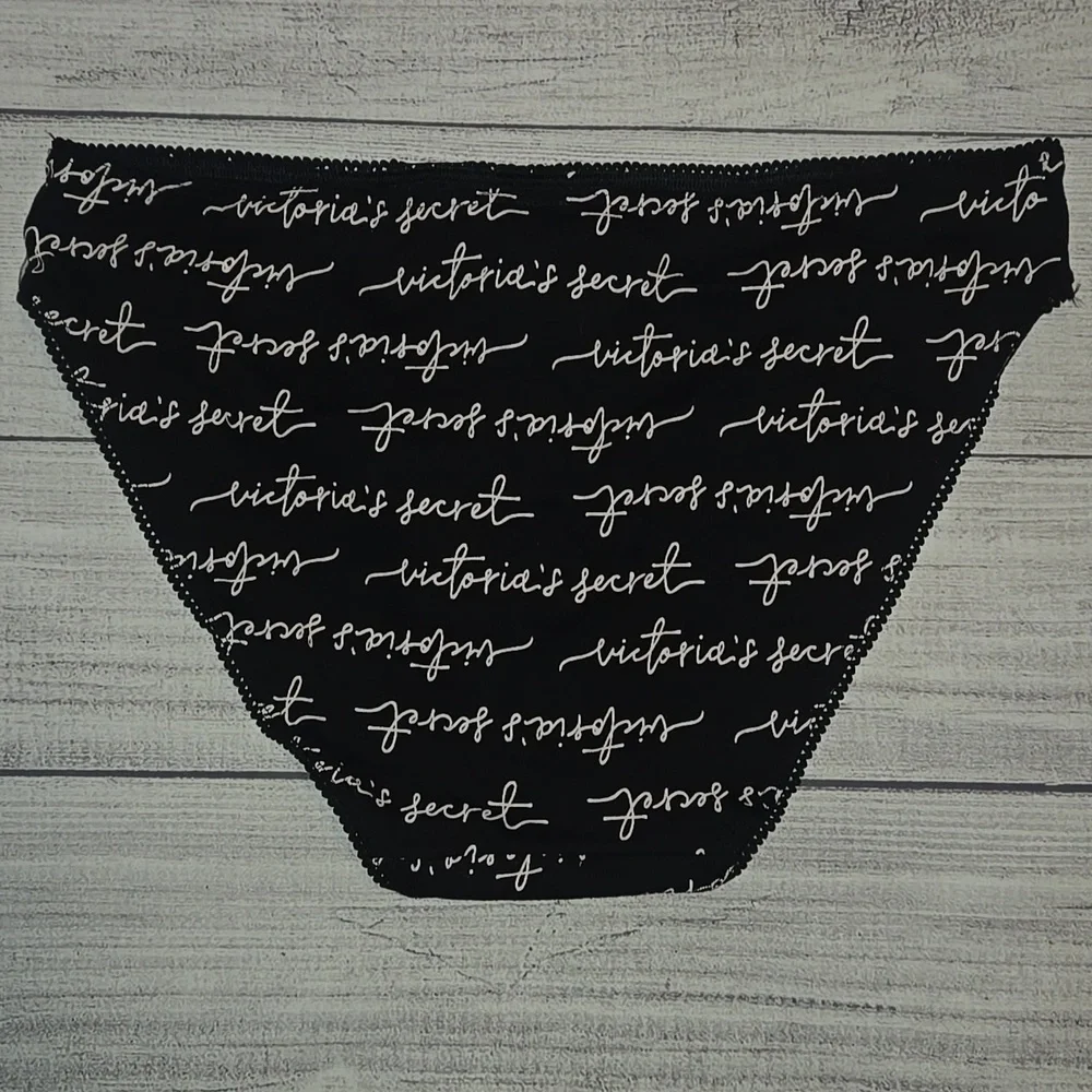 Victoria's Secret Bikini Panties Set Black/Pink Size L NWT - Picture 3 of 9